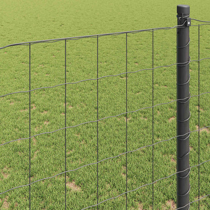 Euro Fence Grey 1.4 x 10 m PVC-coated iron