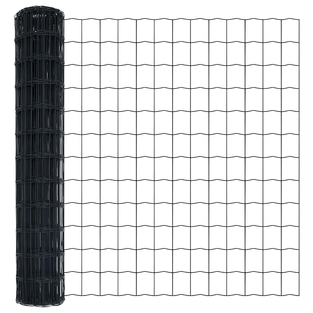 Euro Fence Grey 1.4 x 10 m PVC-coated iron