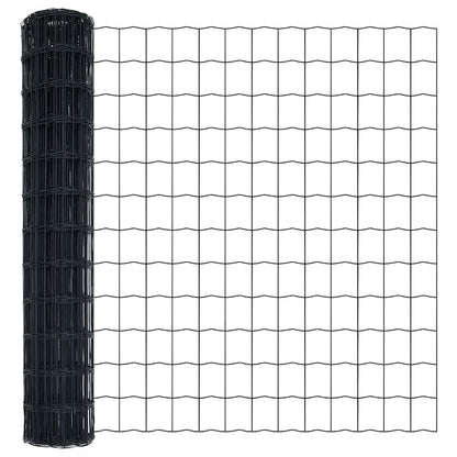 Euro Fence Grey 1.4 x 10 m PVC-coated iron
