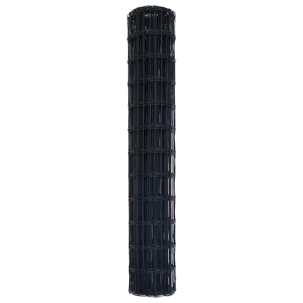 Euro Fence Grey 1.4 x 10 m PVC-coated iron