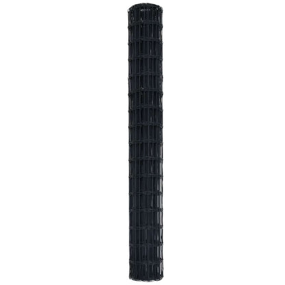 Euro Fence Grey 1.6 x 10 m PVC-coated iron