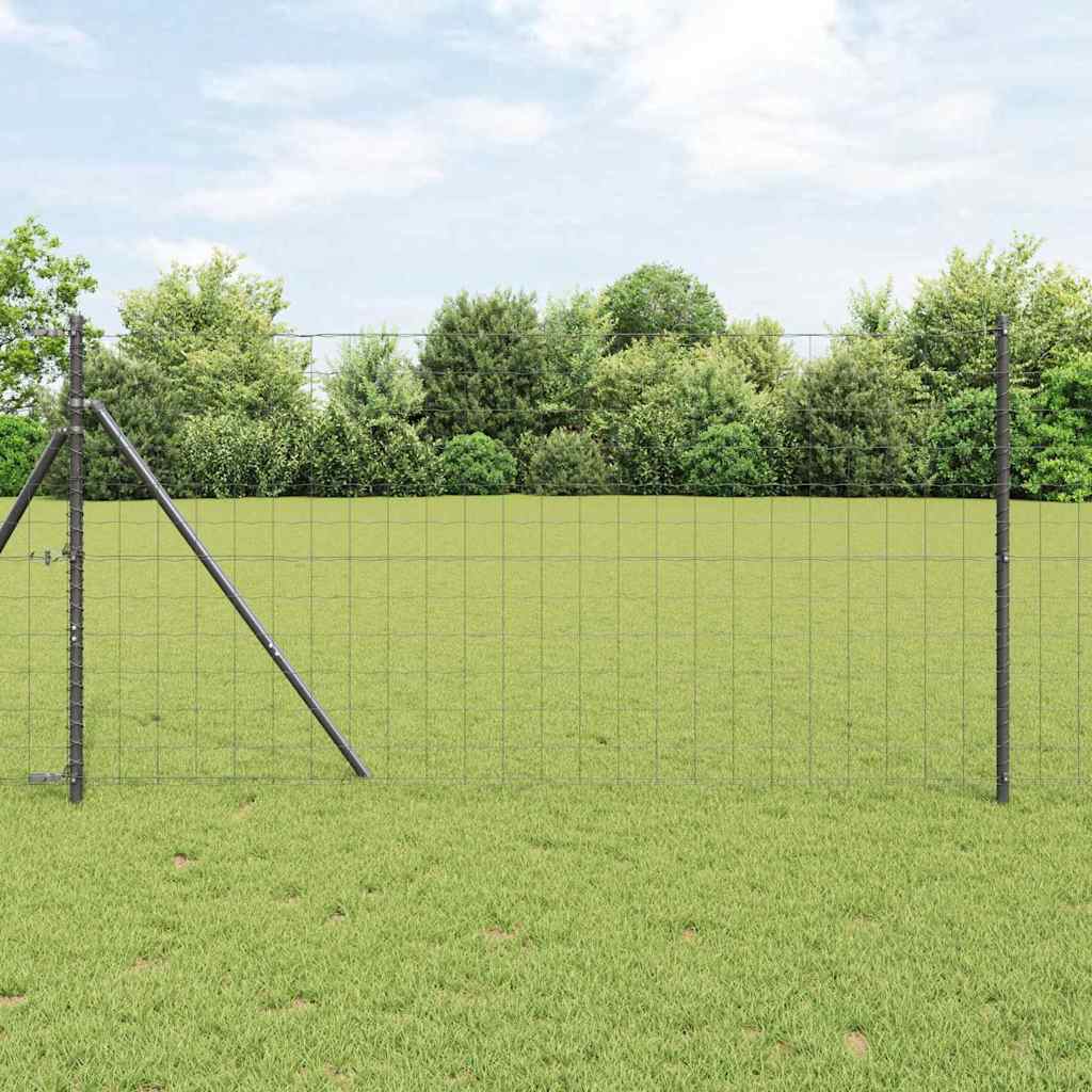 Euro Fence Grey 1.4 x 10 m PVC-coated iron