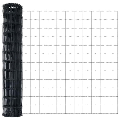 Euro Fence Grey 1.4 x 10 m PVC-coated iron