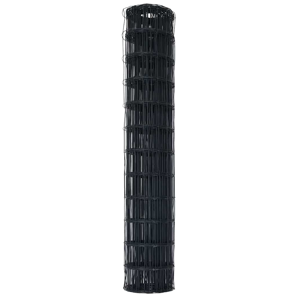Euro Fence Grey 1.4 x 10 m PVC-coated iron