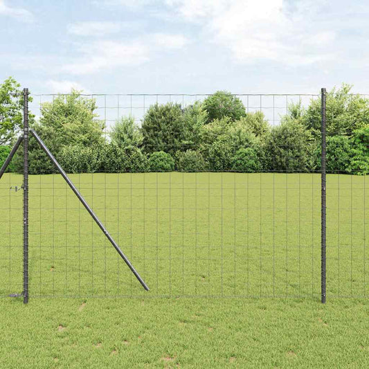 Euro Fence Grey 1.6 x 10 m PVC-coated iron