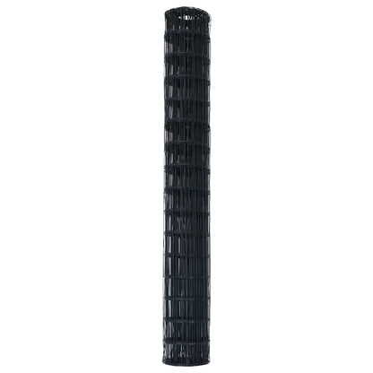 Euro Fence Grey 1.6 x 10 m PVC-coated iron