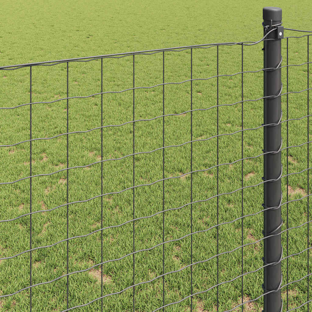 Euro Fence Grey 0.6 x 50 m PVC-coated iron