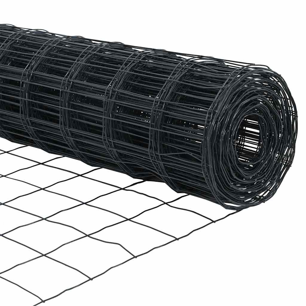 Euro Fence Grey 0.4 x 50 m PVC-coated iron