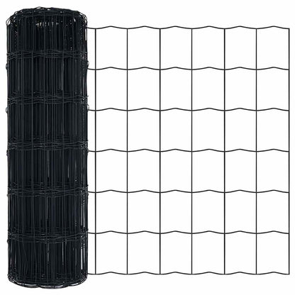 Euro Fence Grey 0.4 x 50 m PVC-coated iron