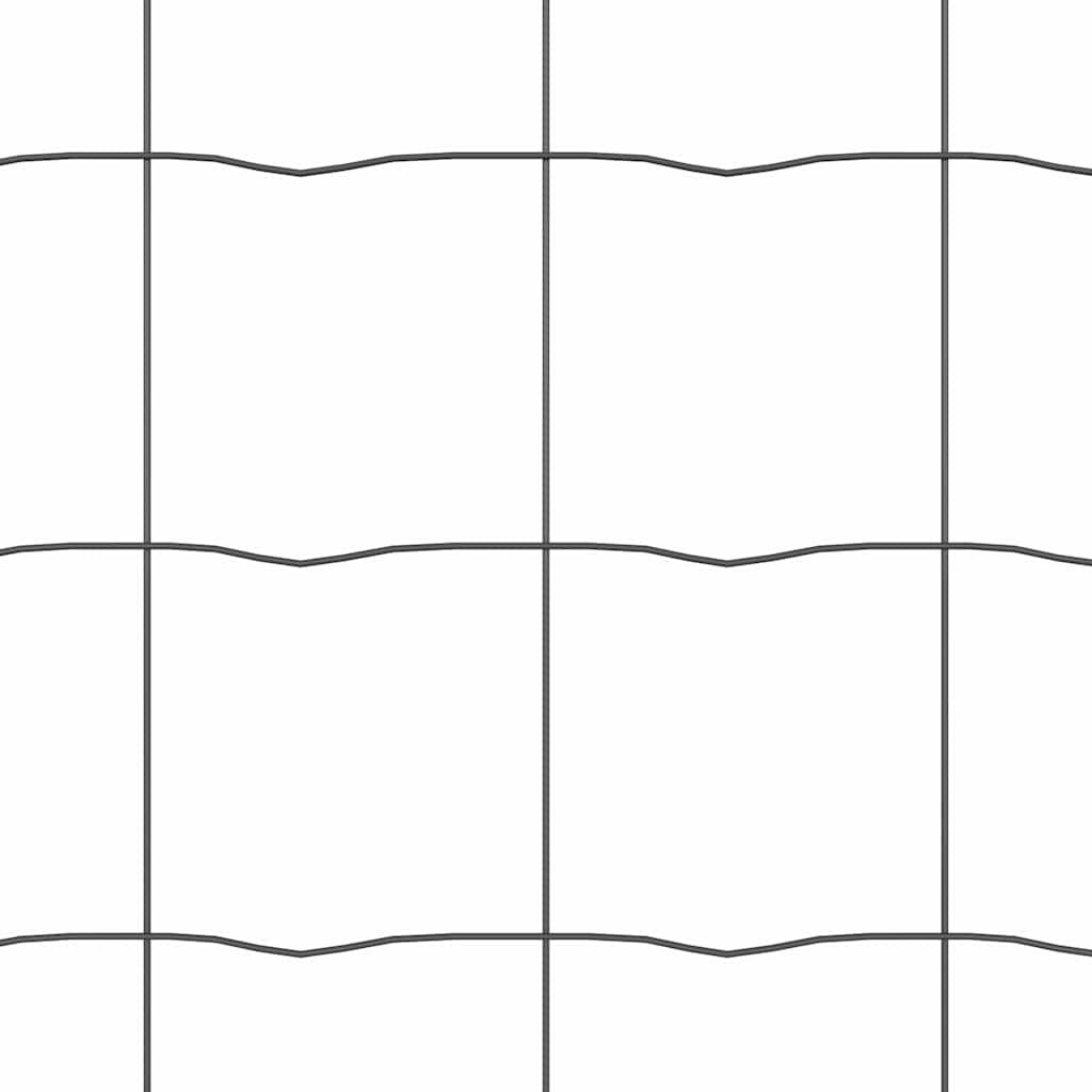 Euro Fence Grey 0.4 x 50 m PVC-coated iron