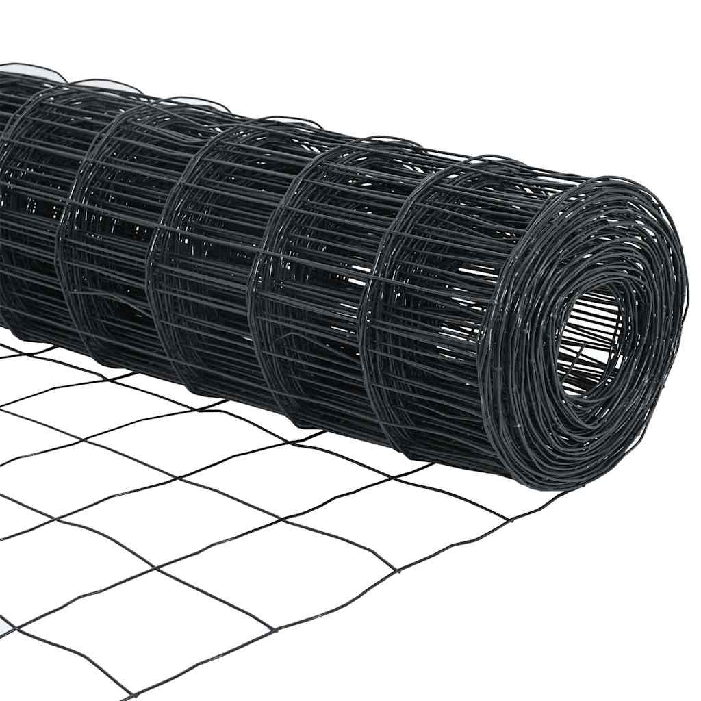 Euro Fence Grey 0.4 x 50 m PVC-coated iron