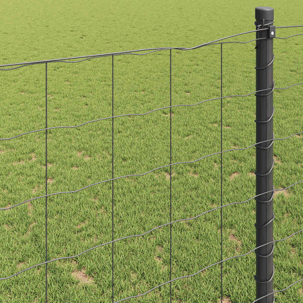 Euro Fence Grey 0.6 x 50 m PVC-coated iron