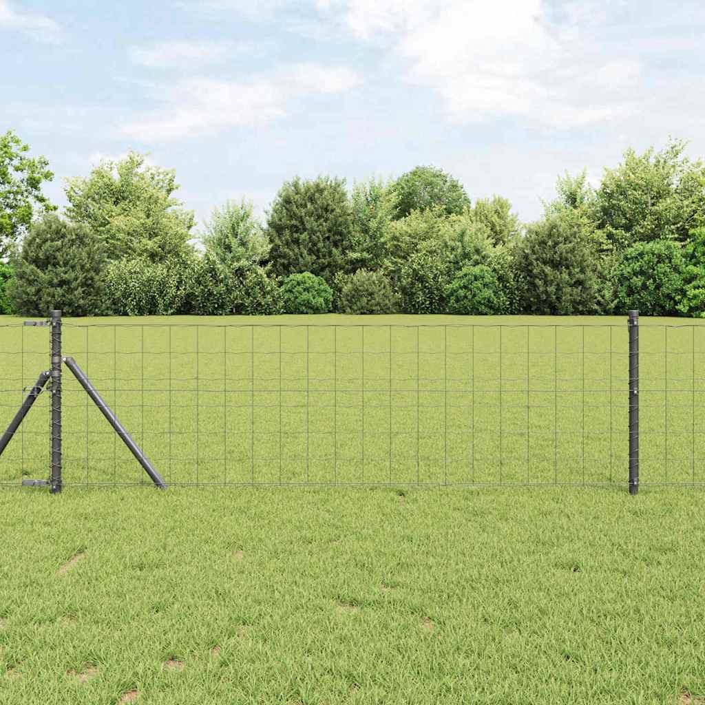 Euro Fence Grey 0.6 x 50 m PVC-coated iron