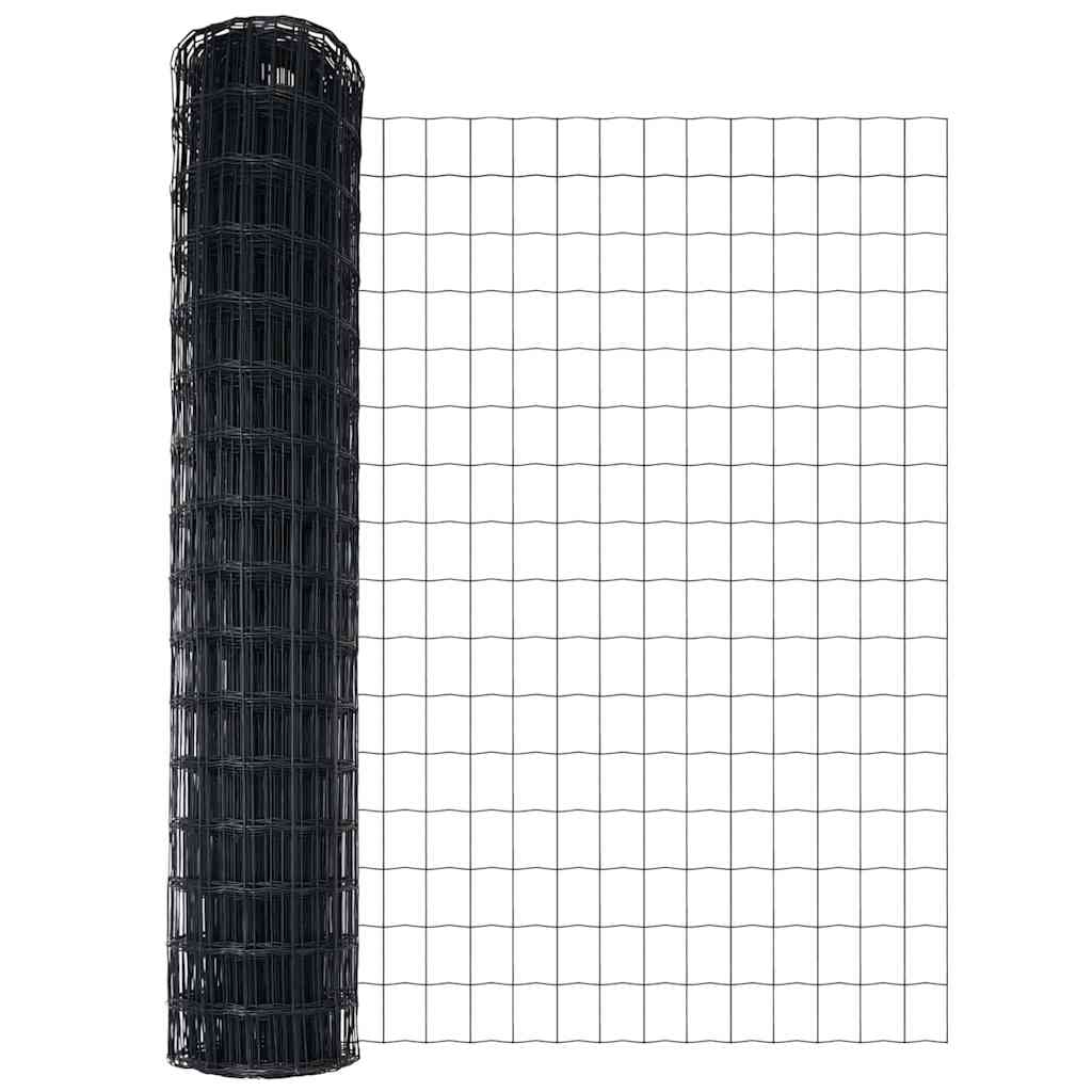 Euro Fence Grey 1.4 x 10 m PVC-coated iron