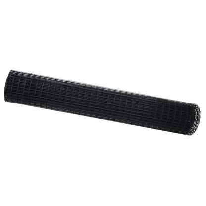 Euro Fence Black 1.6 x 10 m PVC-coated iron