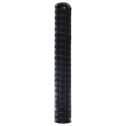 Euro Fence Black 1.6 x 10 m PVC-coated iron