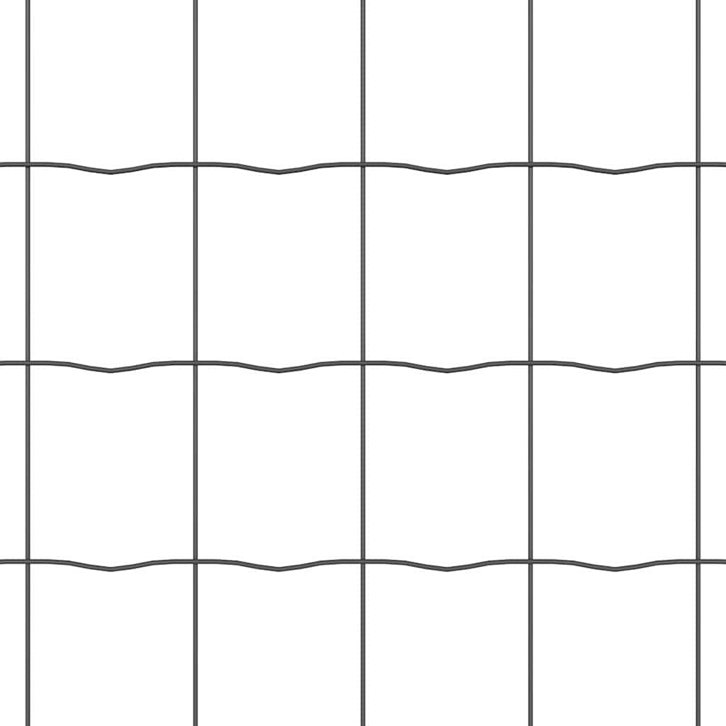 Euro Fence Grey 0.4 x 25 m PVC-coated iron