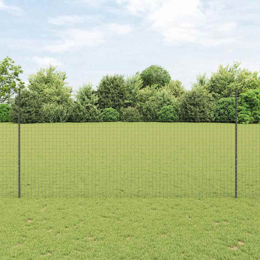 Fence Posts Height Adjustable Manual 88 pcs Grey 200 cm Steel