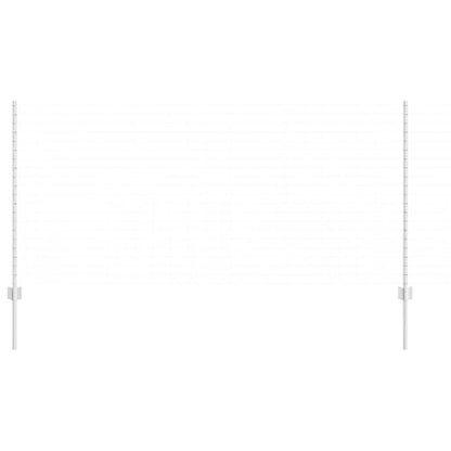 Fence Posts Height Adjustable Manual 88 pcs Silver 160 cm Steel