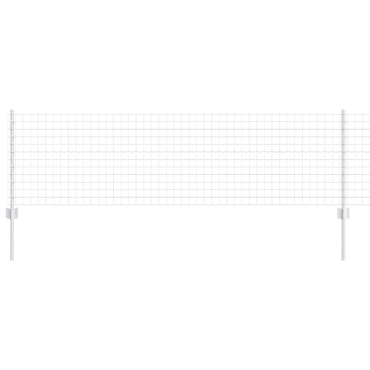 Fence and Post Silver 0.6 x 10 m Steel