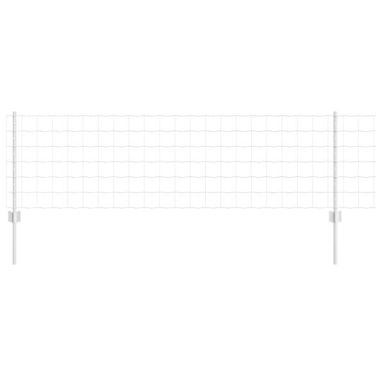 Fence and Post Silver 0.6 x 10 m Steel