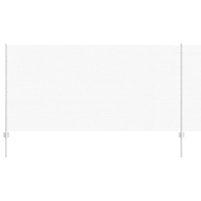 Fence with Posts Silver 1.2 x 10 m Steel