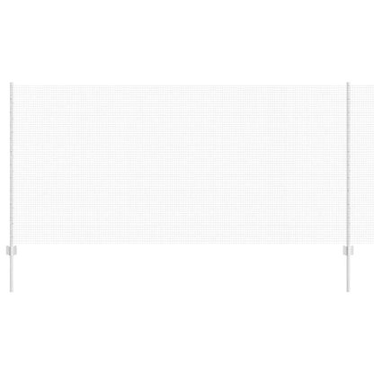 Fence with Posts Silver 1.2 x 25 m Steel