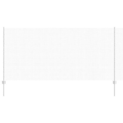 Fence with Posts Silver 1.2 x 25 m Steel