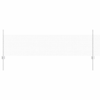 Fence with Posts Silver 0.5 x 50 m Steel