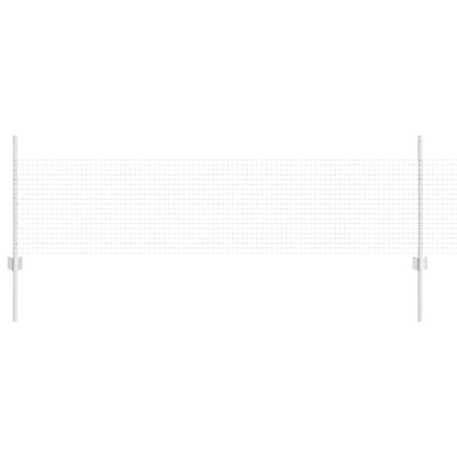 Fence with Posts Silver 0.5 x 50 m Steel
