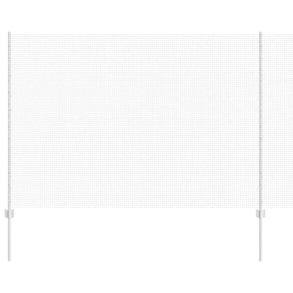 Fence with Posts Silver 1.5 x 50 m Steel