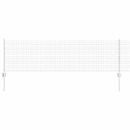 Fence with Posts Silver 0.6 x 100 m Steel