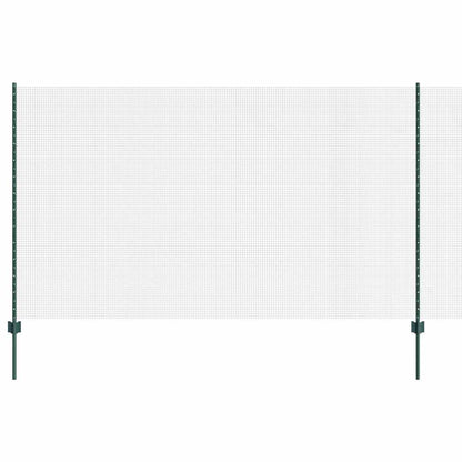 Fence with Posts Green 1.4 x 50 m Steel