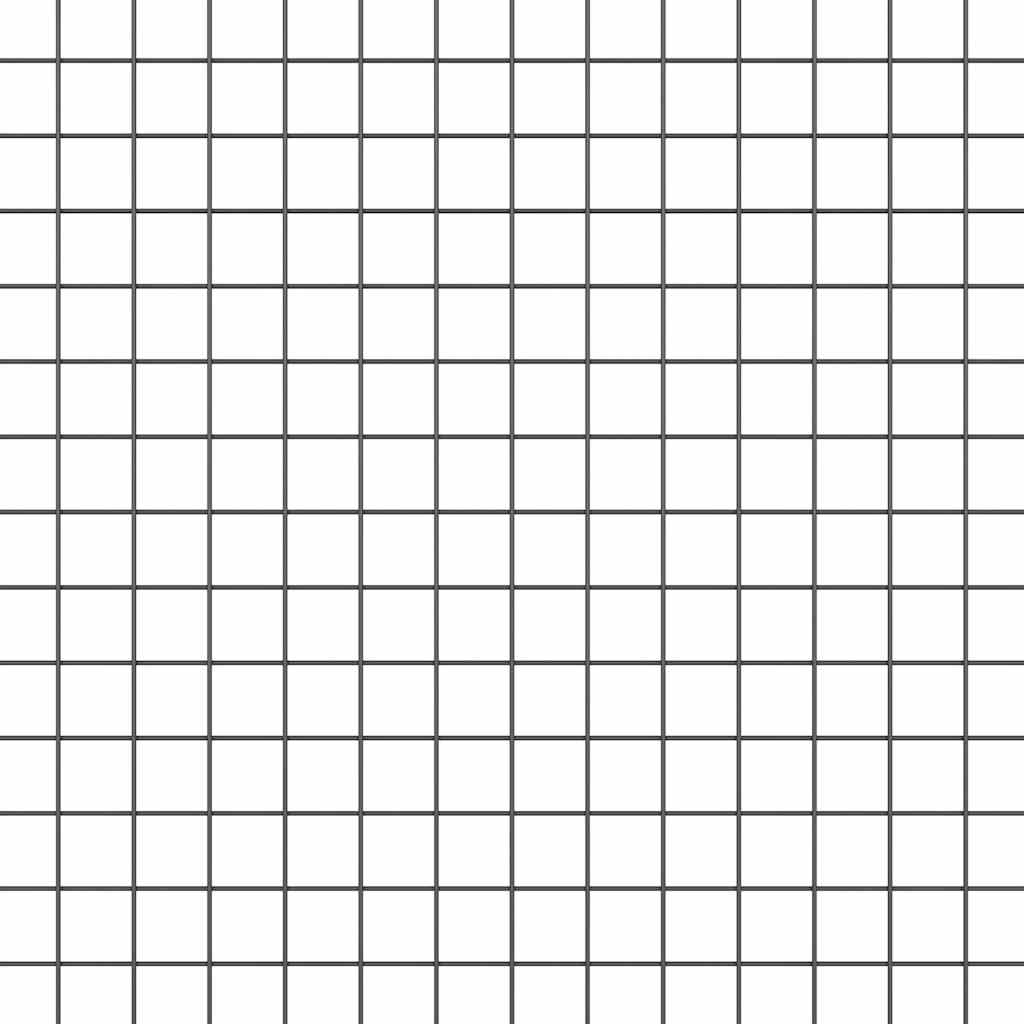 Fence and Post Grey 0.5 x 10 m Steel