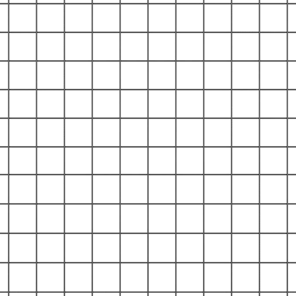 Fence and Post Grey 0.5 x 10 m Steel