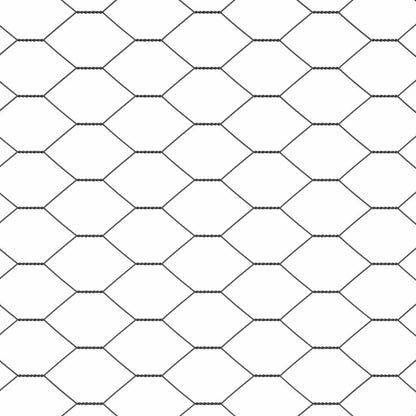 Fence with Posts Grey 0.8 x 10 m Steel