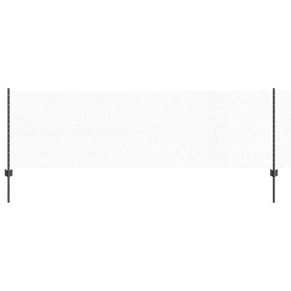 Fence with Posts Grey 0.8 x 25 m Steel