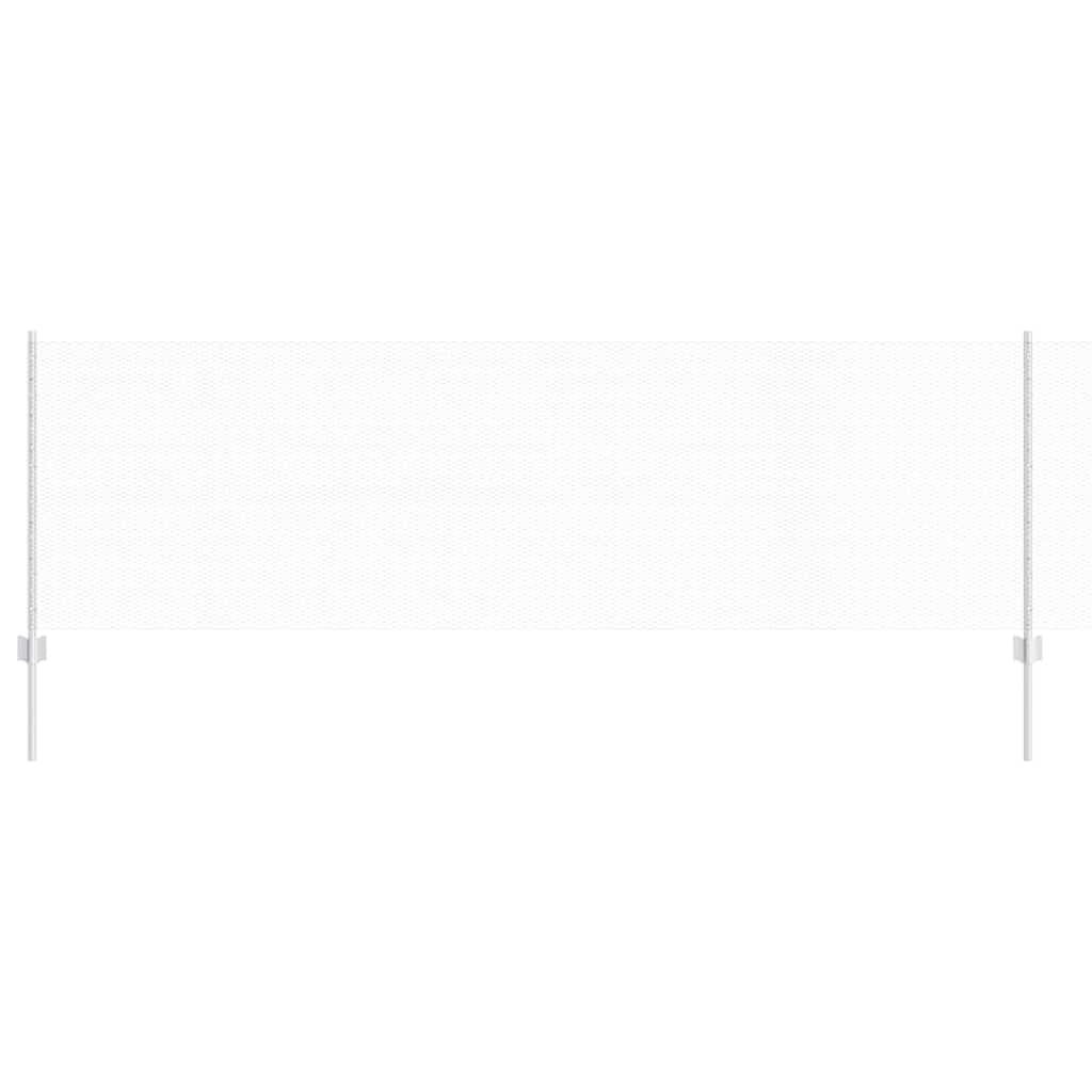 Fence with Posts Silver 0.8 x 10 m Steel
