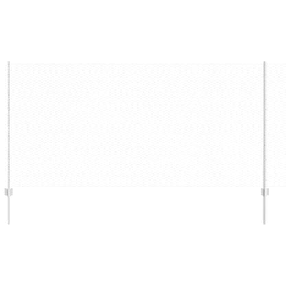Fence with Posts Silver 1.2 x 10 m Steel