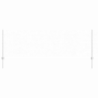 Fence with Posts Silver 0.8 x 25 m Steel