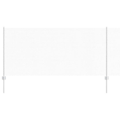 Fence with Posts Silver 1 x 25 m Steel