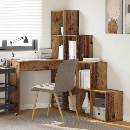 Corner Desk Old wood 101.5 x 149.5 x 149.5 cm Engineered wood