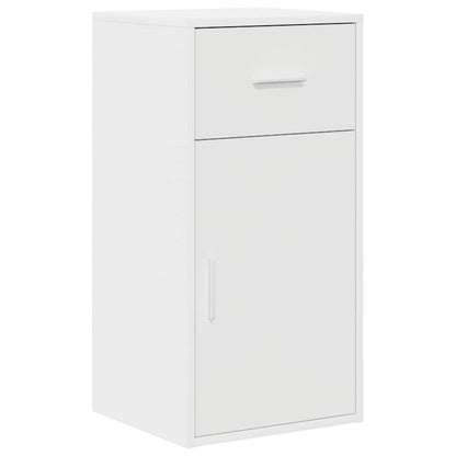 Corner Desk with Drawer White 102 x 50 x 75 cm Engineered wood