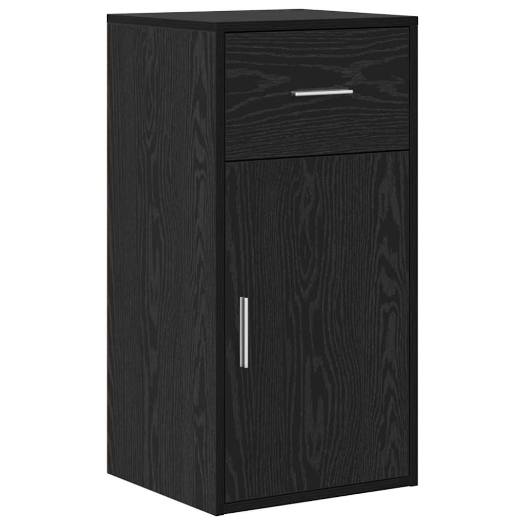 Corner Desk Black oak 102 x 50 x 75 cm Engineered wood