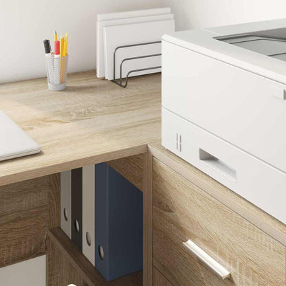 Corner Desk Sonoma Oak 102 x 50 x 75 cm Engineered wood