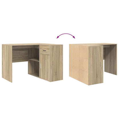 Corner Desk Sonoma Oak 102 x 50 x 75 cm Engineered wood