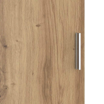 Desk with Storage with Door 2 pcs Artisan oak 102 x 50 x 124 cm