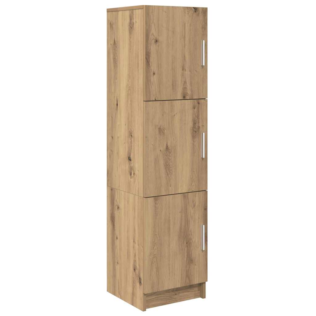 Desk with Storage with Door 2 pcs Artisan oak 102 x 50 x 124 cm