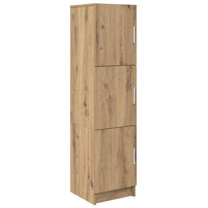Desk with Storage with Door 2 pcs Artisan oak 102 x 50 x 124 cm
