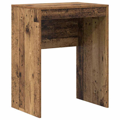 Desk with Storage with Drawer 2 pcs Old Wood 45.5 x 34 x 127 cm